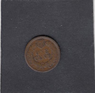 Beschrijving: 1 Cent INDIAN HAED